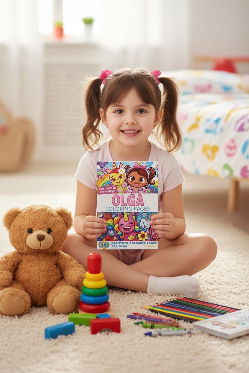 Olga personal coloring pages