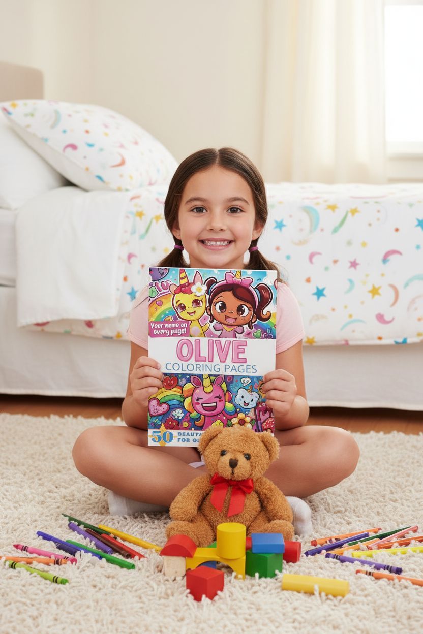 Olive personal coloring pages