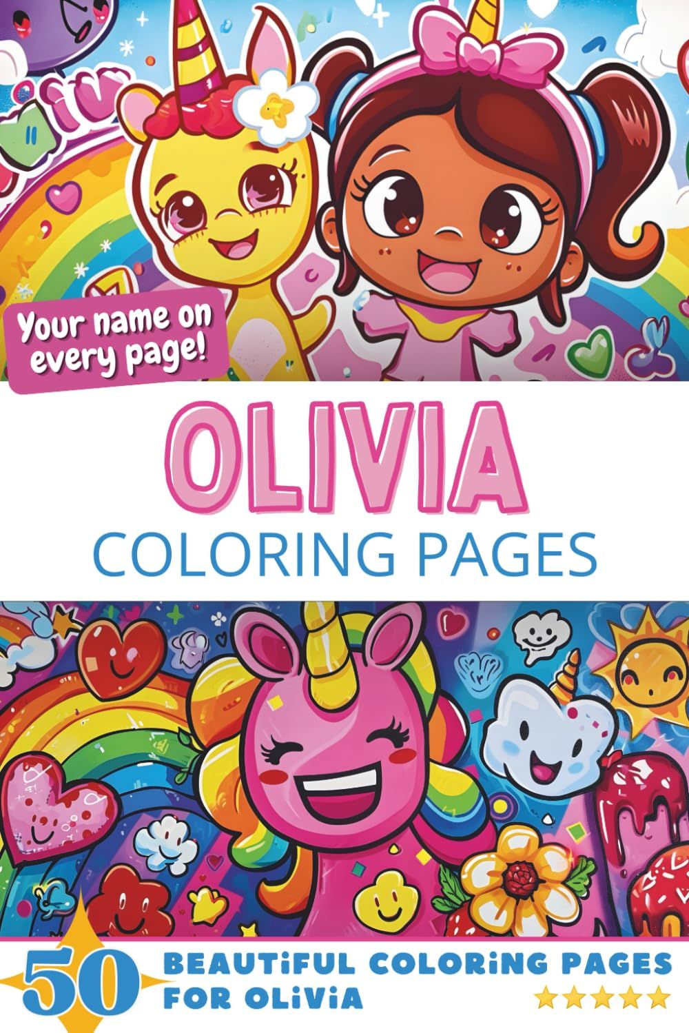 Olivia Coloring Book Cover