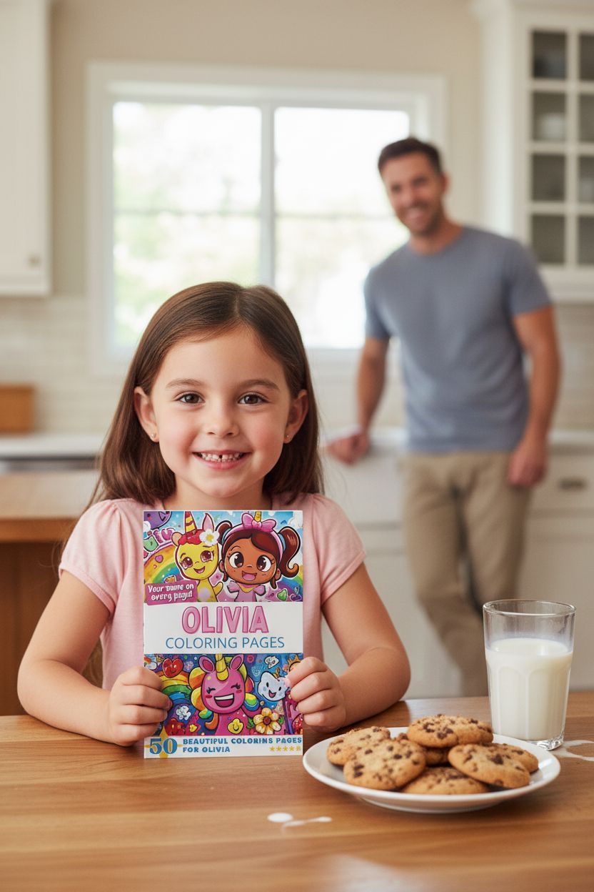 Olivia personal coloring pages