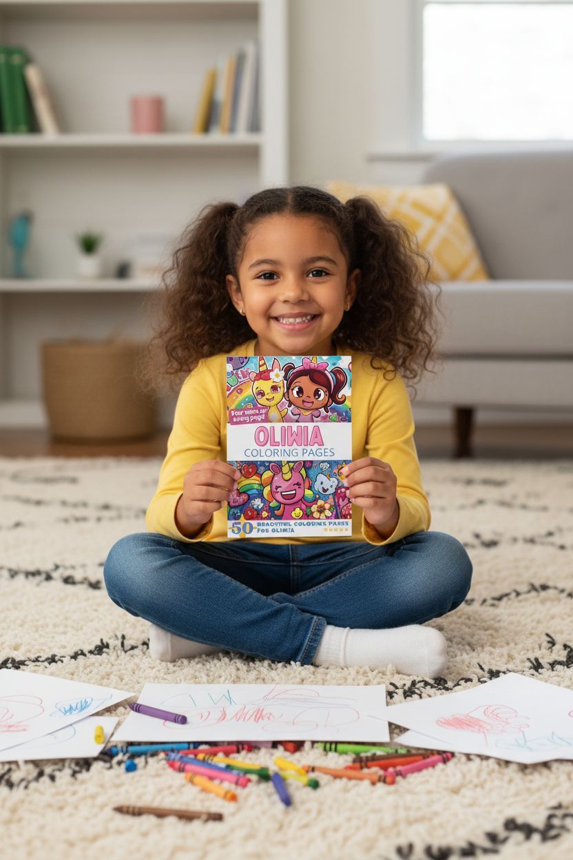 Oliwia personal coloring pages