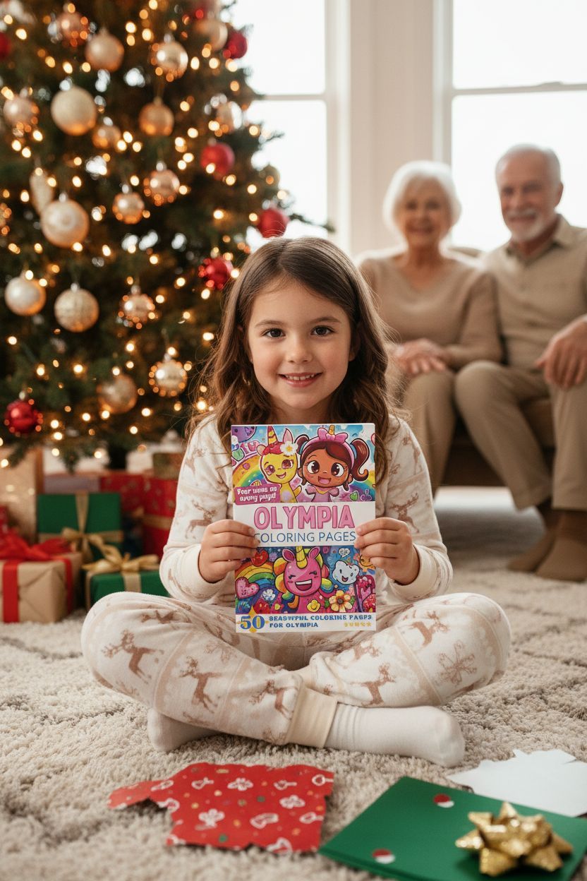 Olympia Christmas coloring pages gift