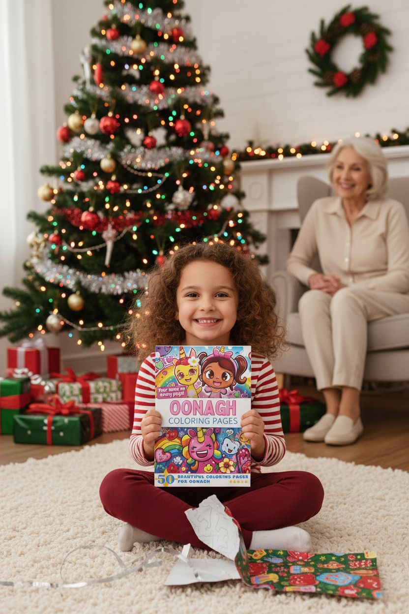 Oonagh Christmas coloring pages gift