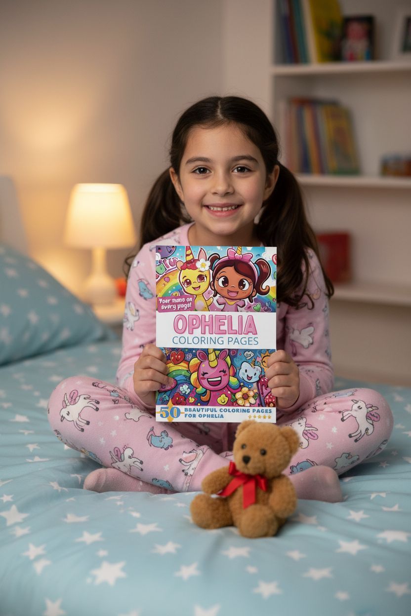 Ophelia personal coloring pages