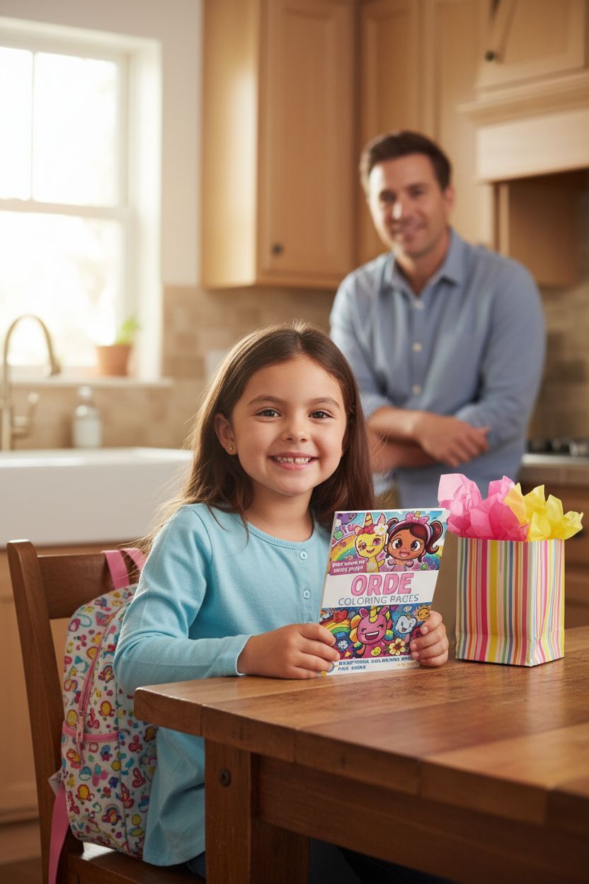 Orde coloring book in use