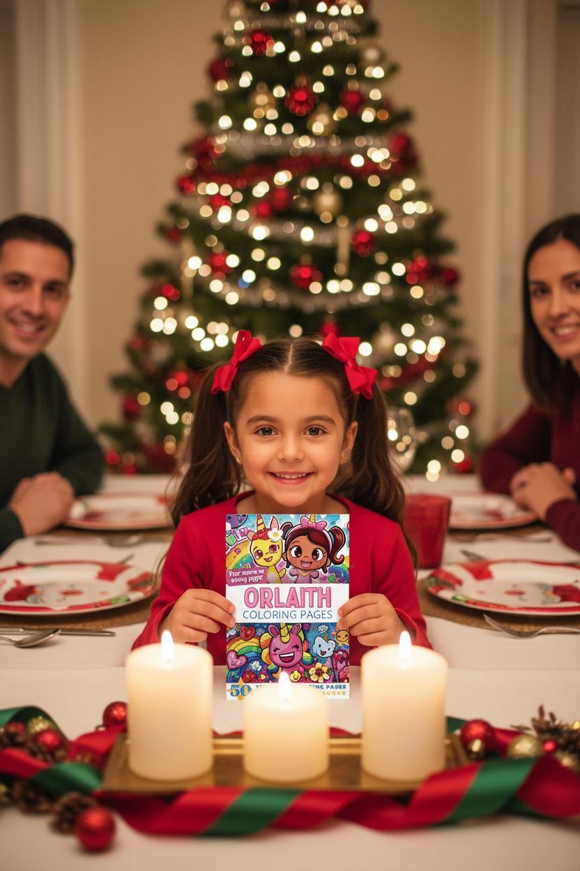 Orlaith Christmas coloring pages gift