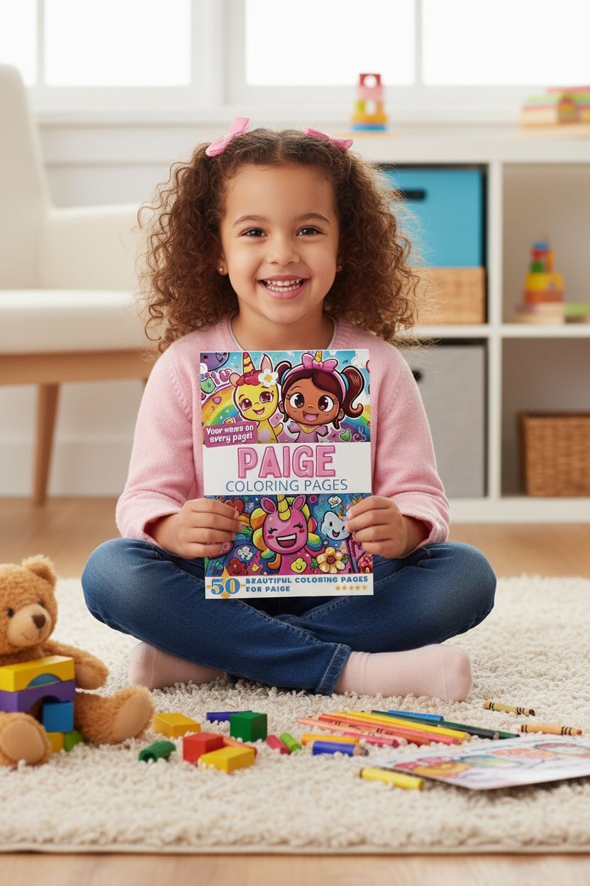 Paige personal coloring pages