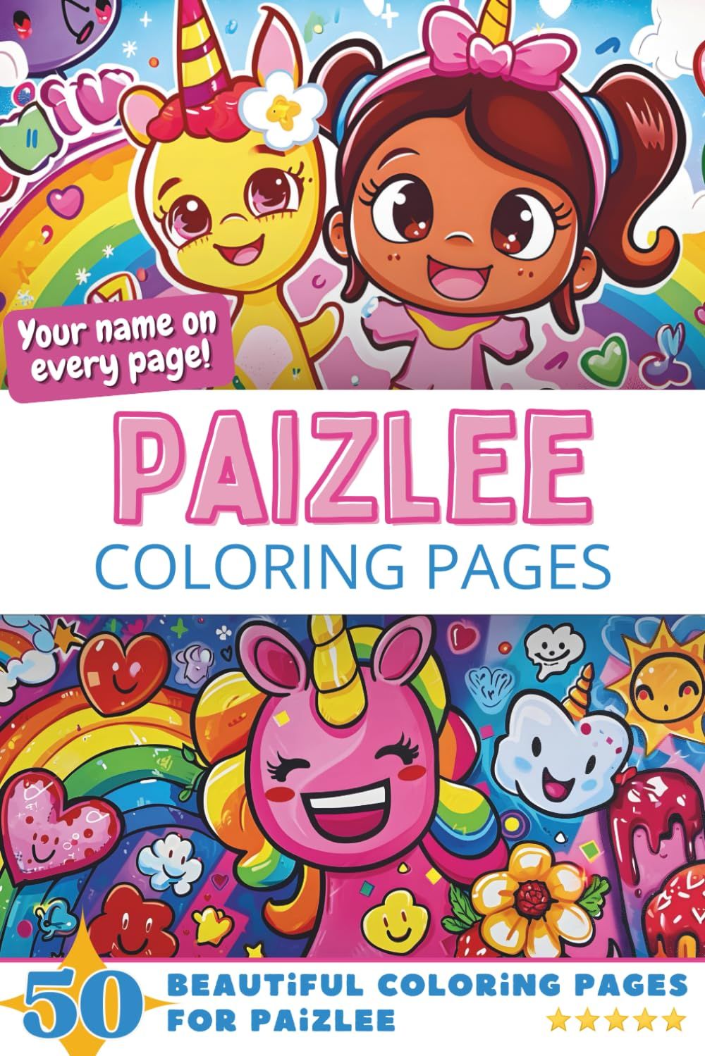 Paizlee Coloring Book Cover
