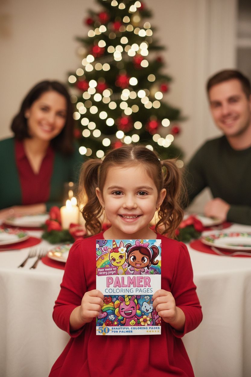 Palmer Christmas coloring pages gift
