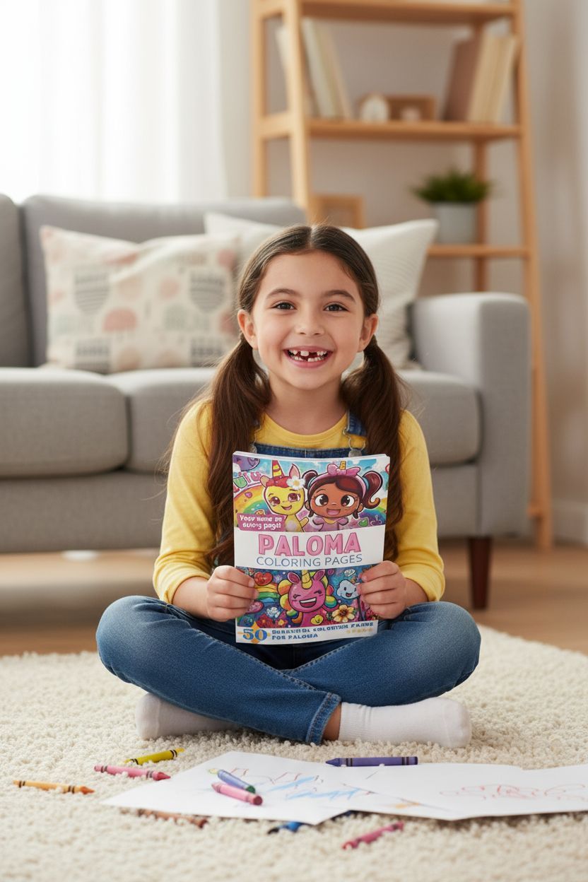 Paloma personal coloring pages