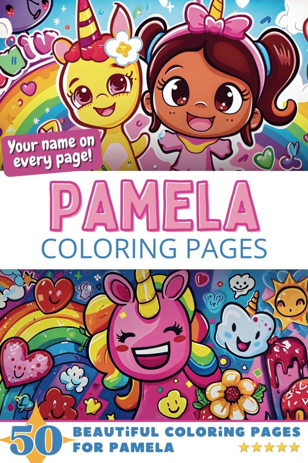 Pamela Coloring Book Cover