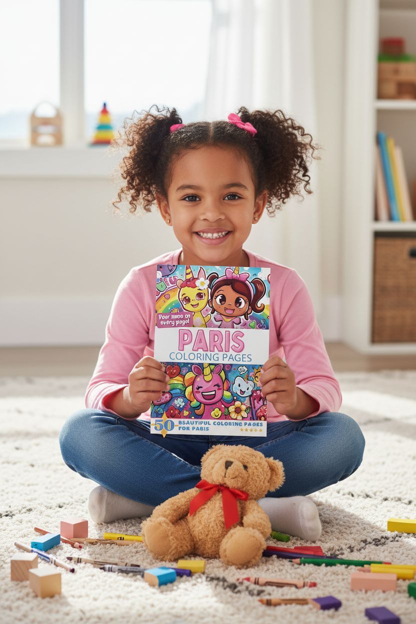 Paris personal coloring pages