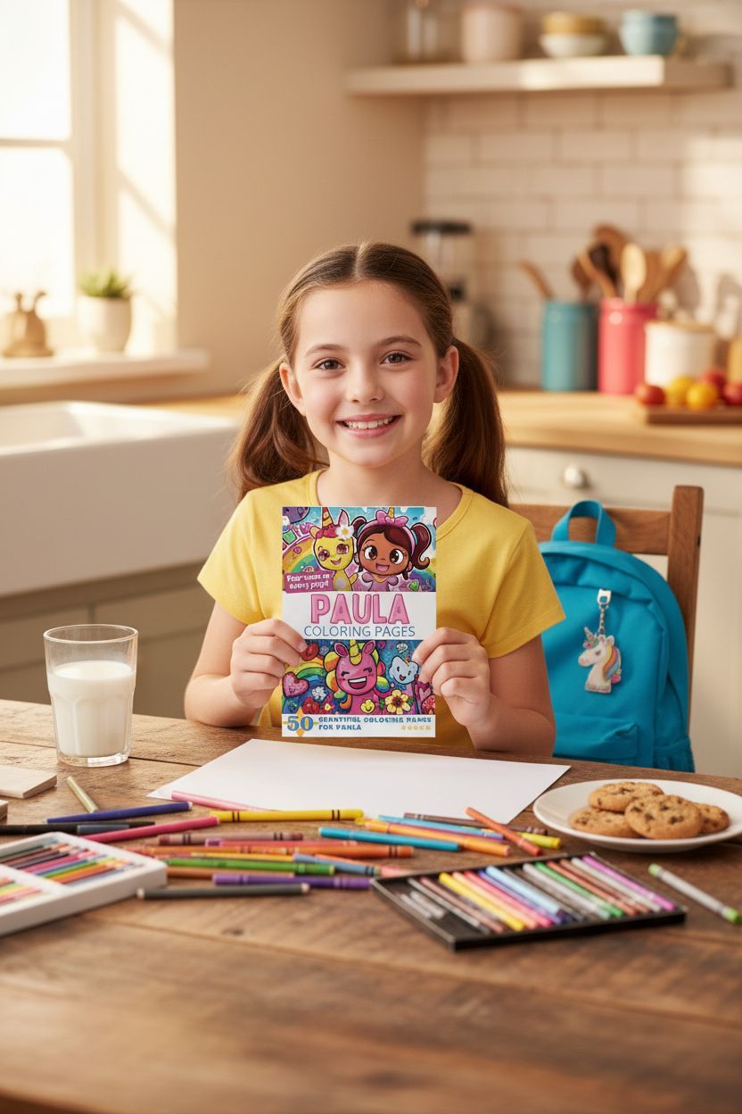 Paula personal coloring pages