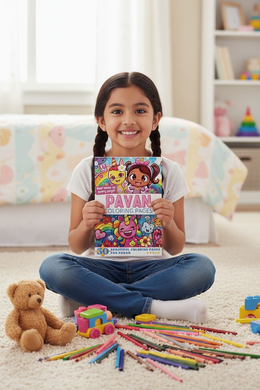 Pavan personal coloring pages