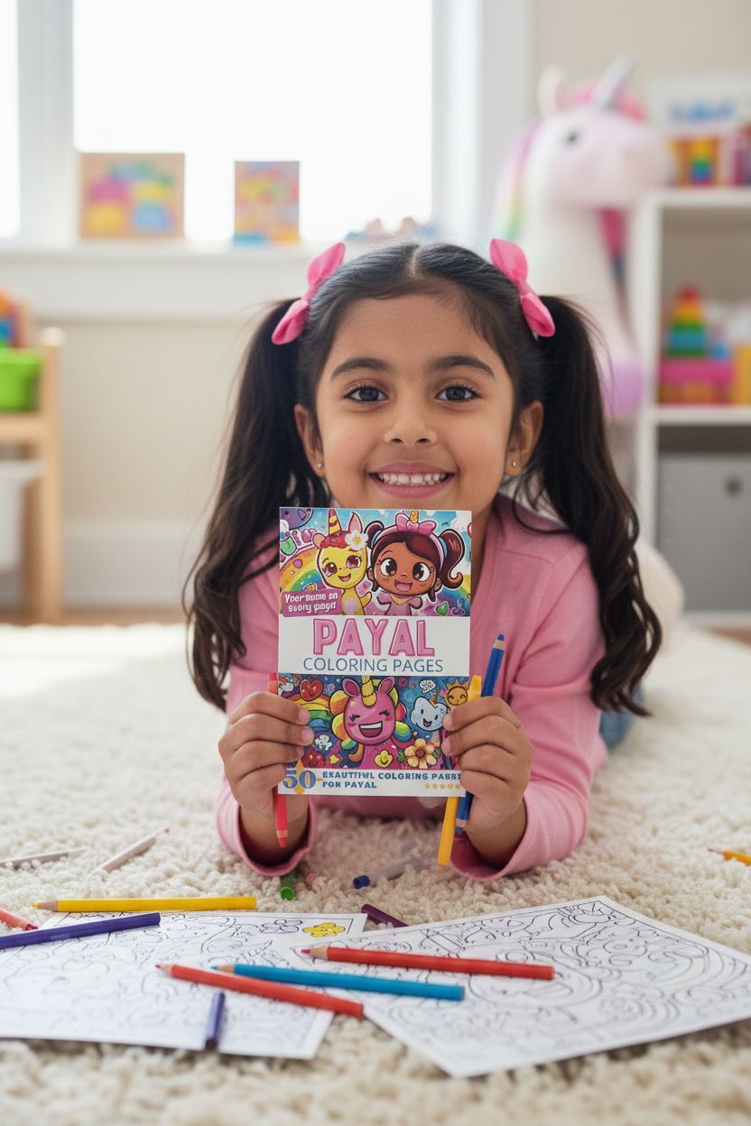Payal personal coloring pages