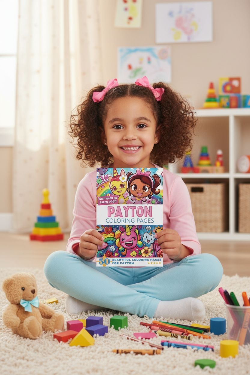 Payton personal coloring pages