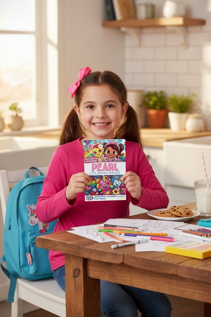 Pearl personal coloring pages