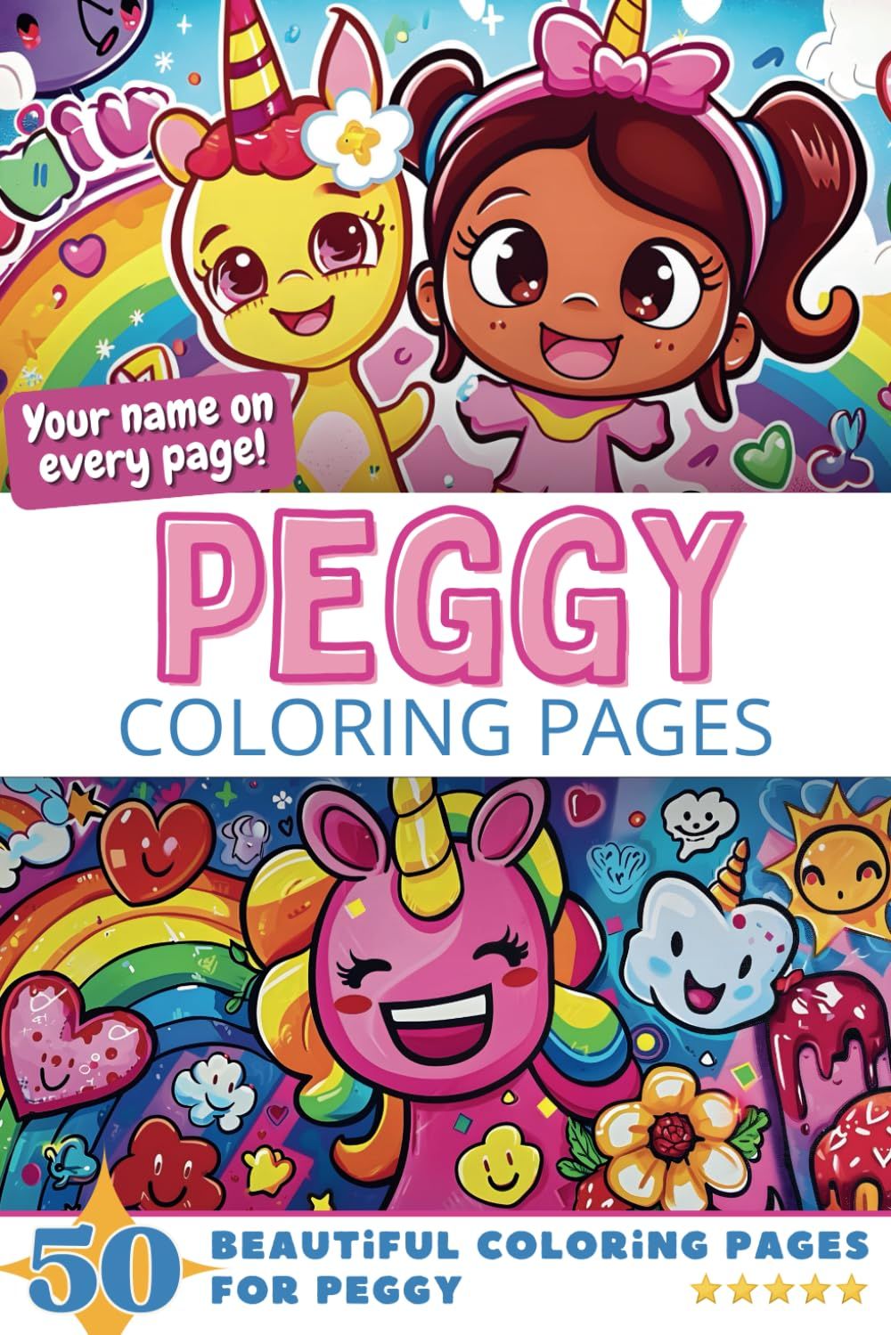 Peggy Coloring Book Cover
