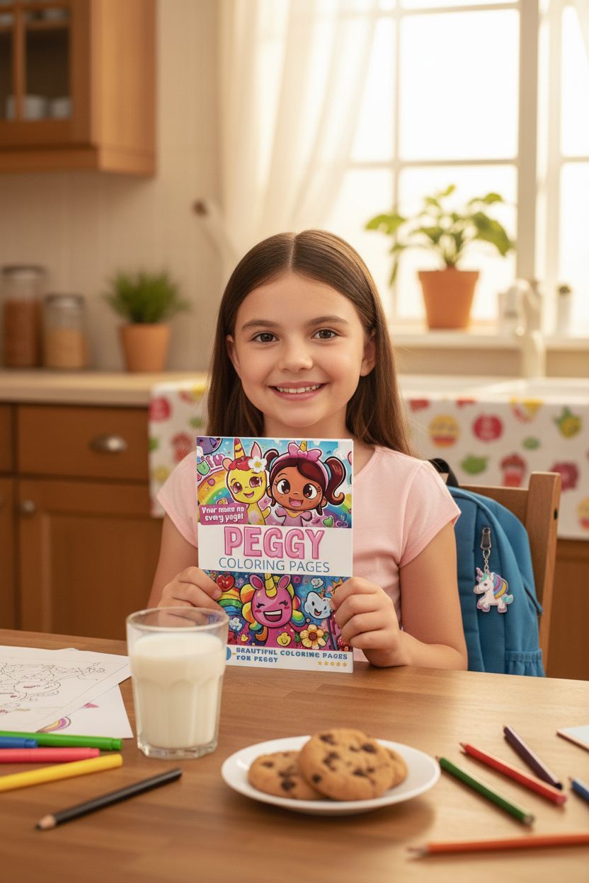 Peggy personal coloring pages