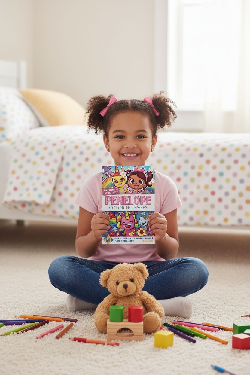 Penelope personal coloring pages