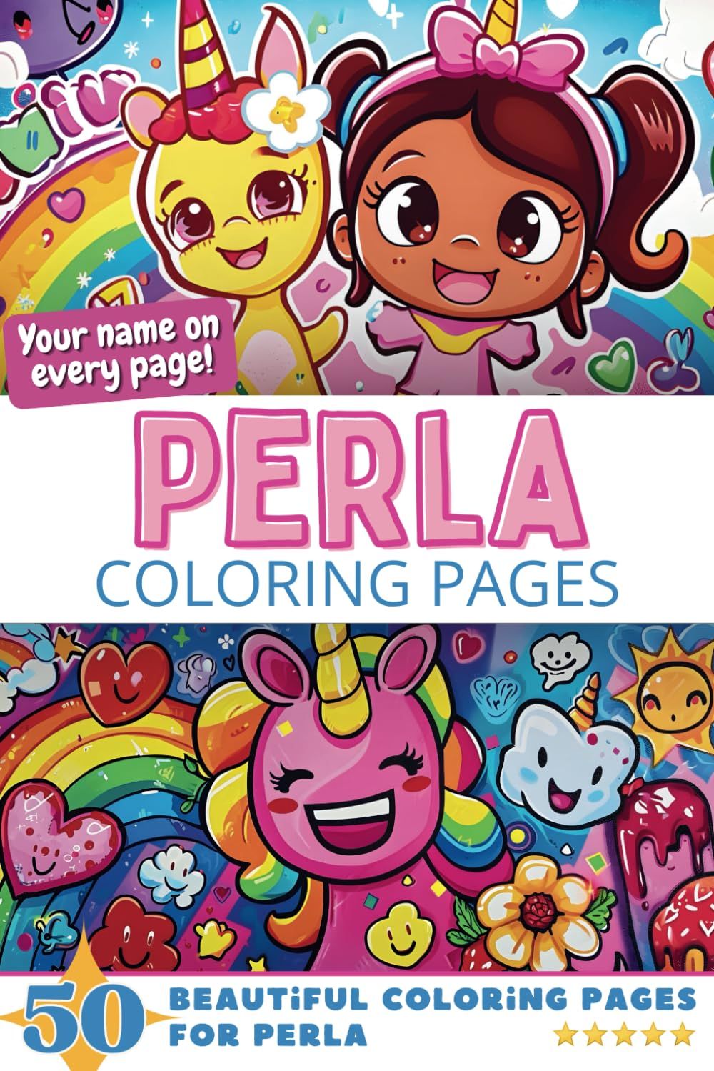 Perla Coloring Book Cover