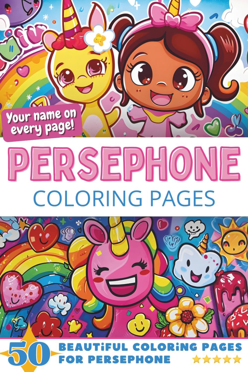 Persephone Coloring Book Cover
