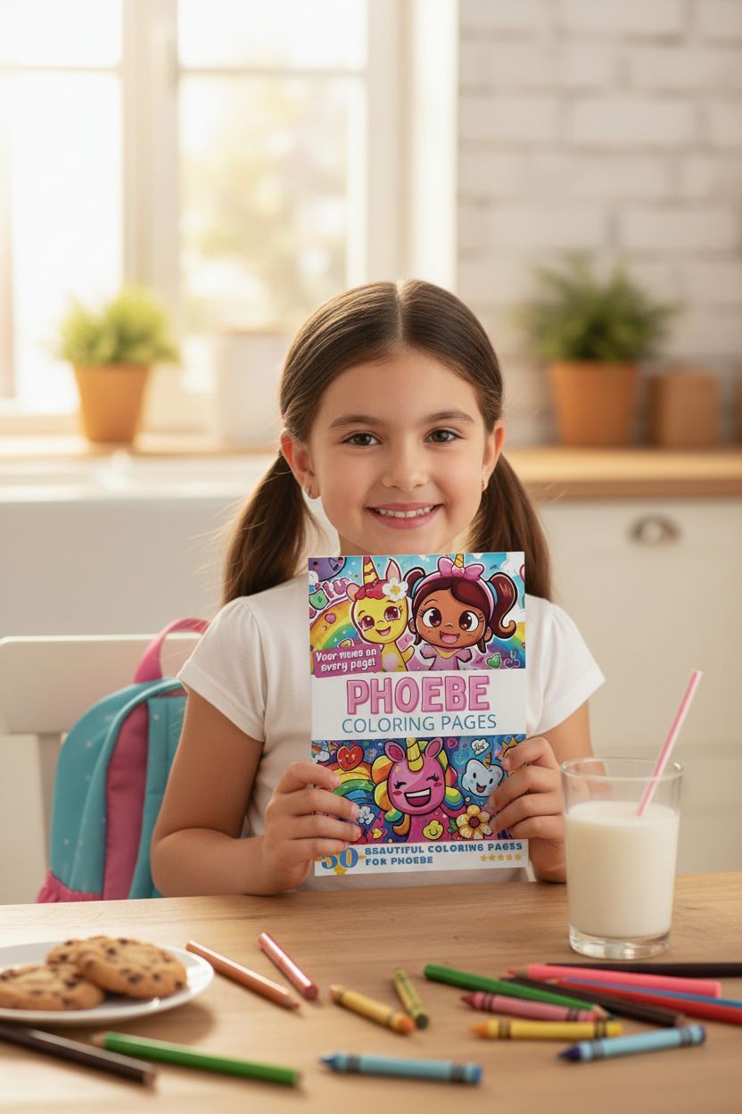 Phoebe personal coloring pages