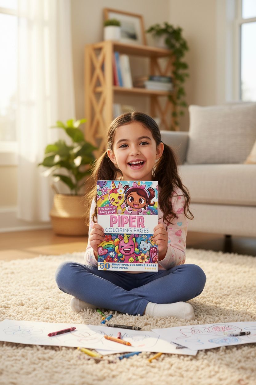 Piper personal coloring pages