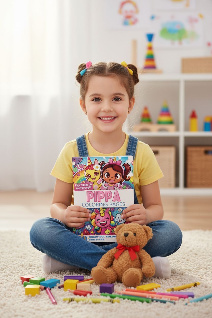 Pippa personal coloring pages