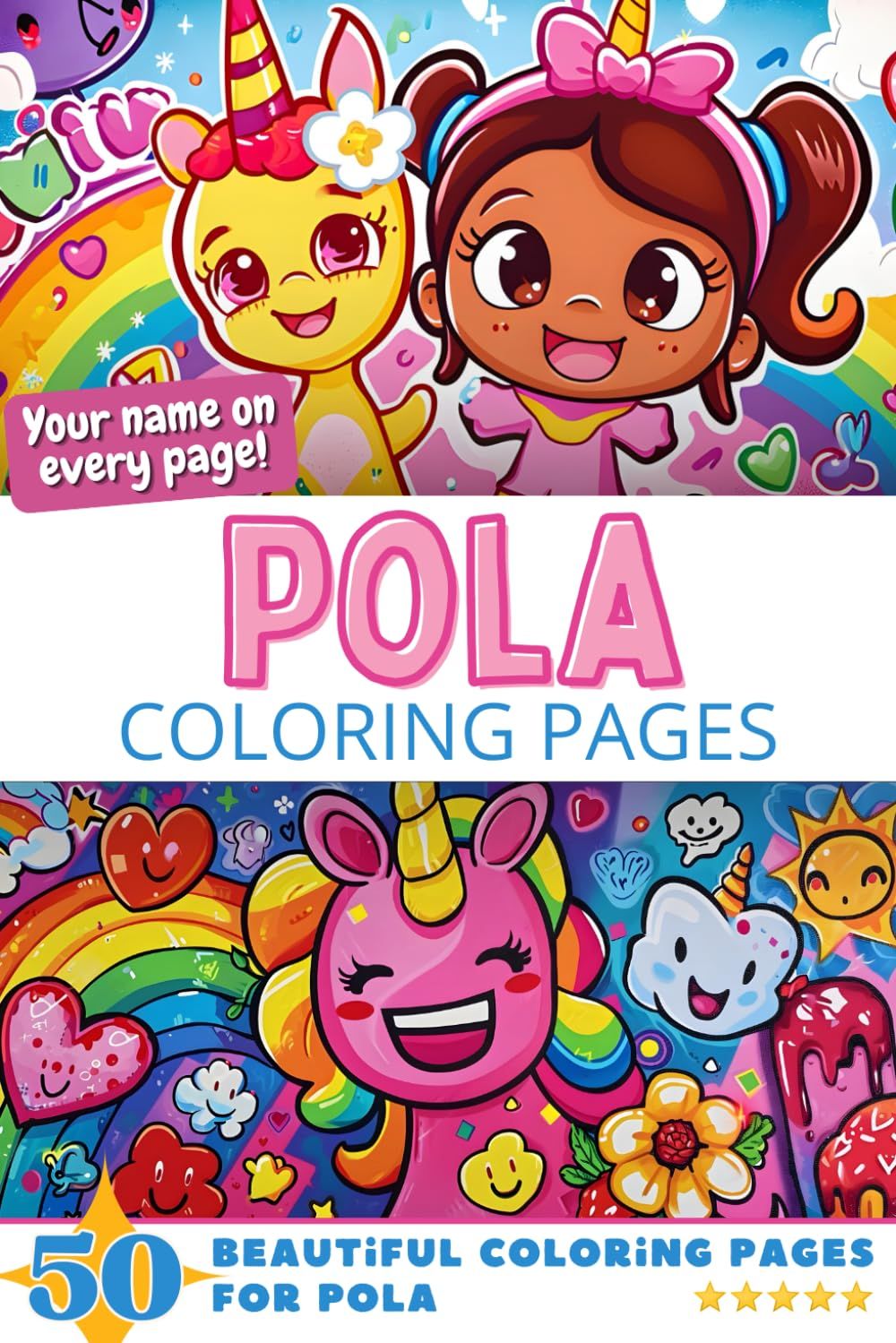 Pola Coloring Book Cover