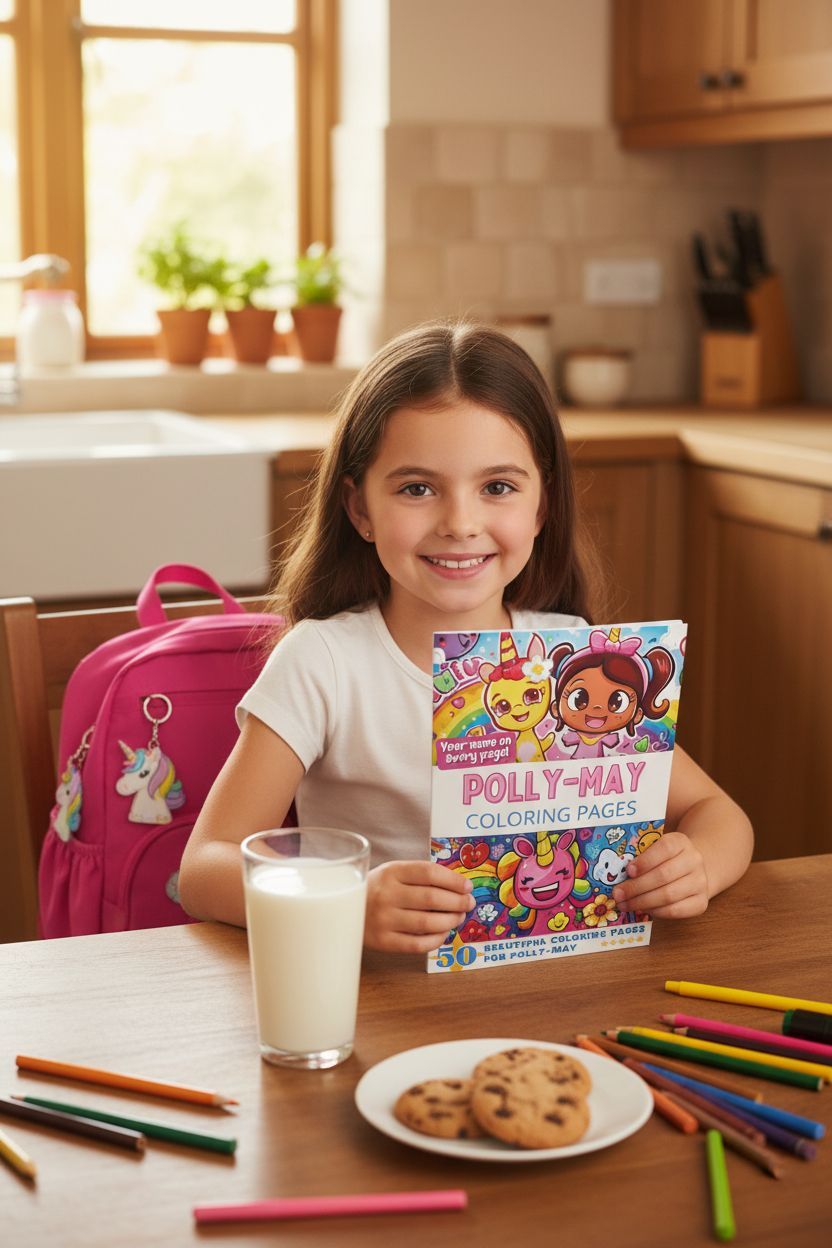 Polly-May personal coloring pages