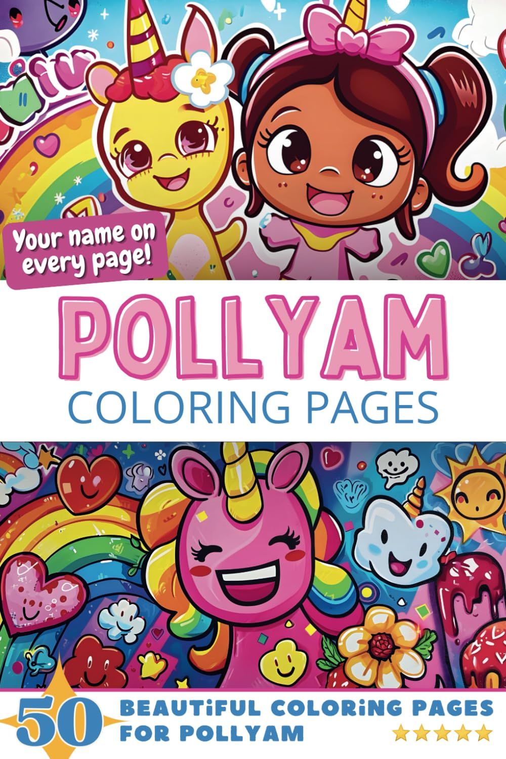 Pollyam Coloring Book Cover