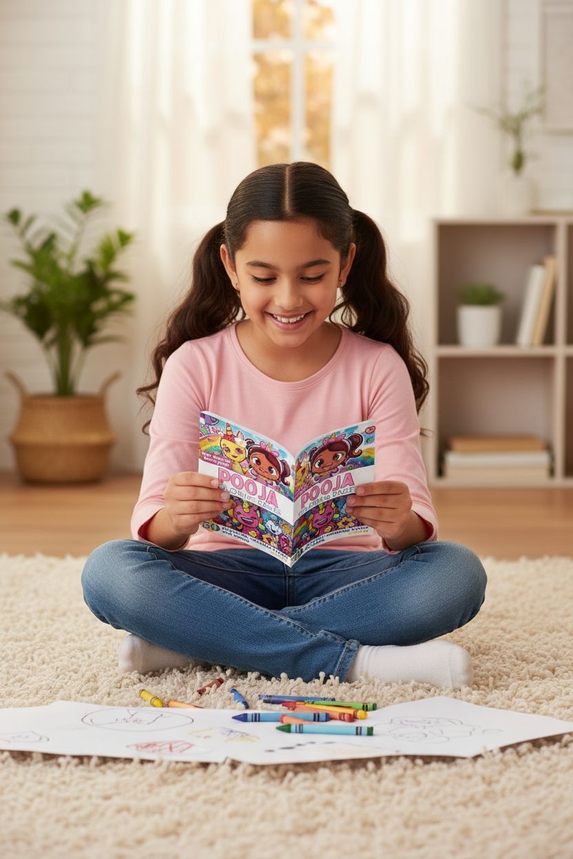 Pooja personal coloring pages