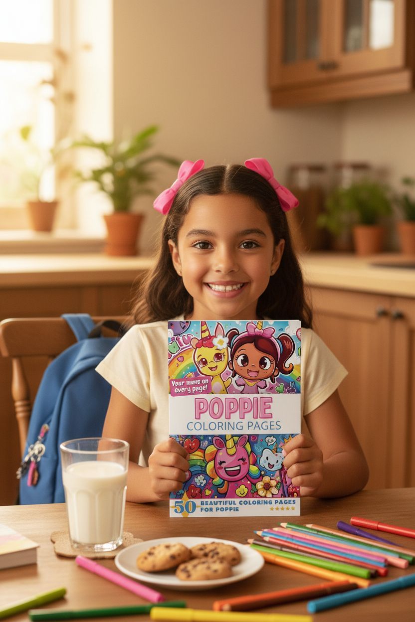 Poppie personal coloring pages