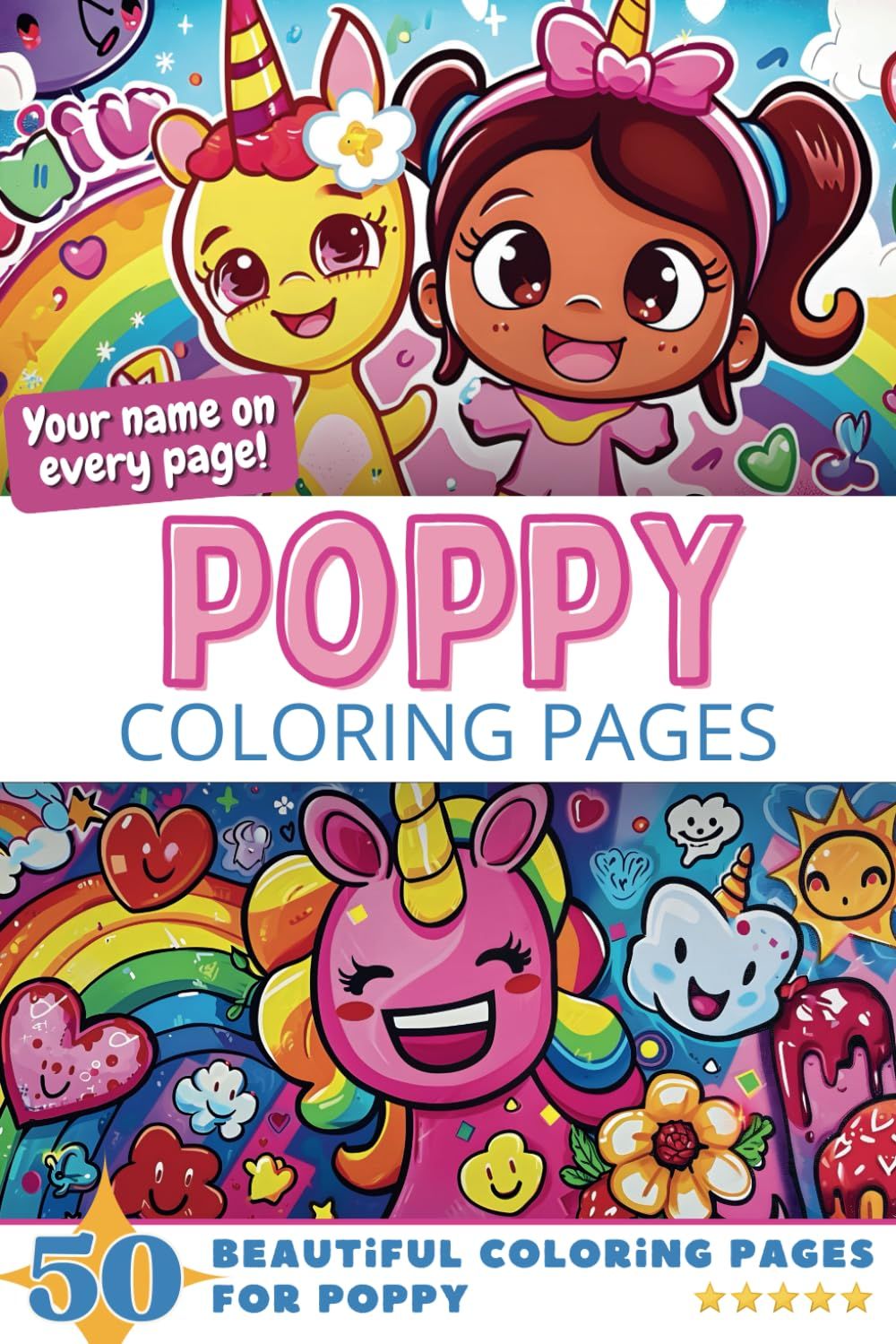 Poppy Coloring Book Cover