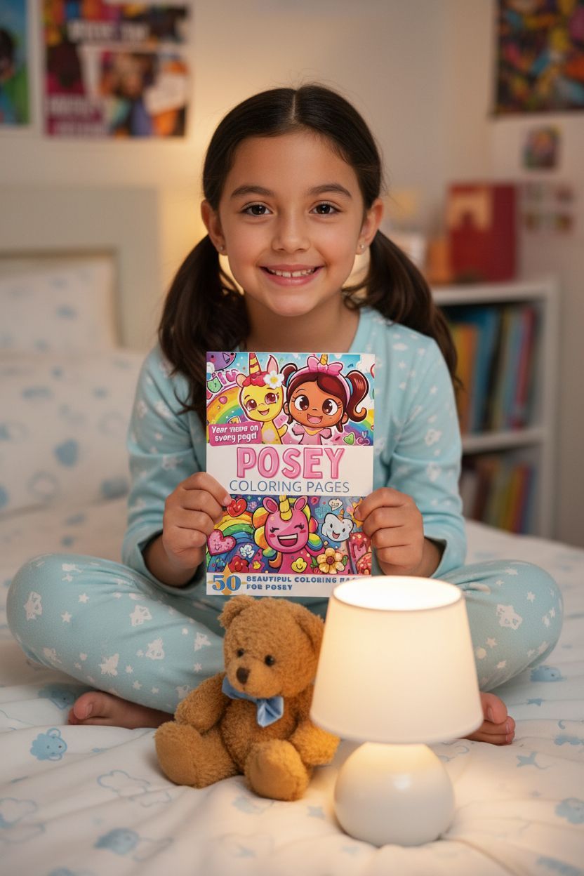 Posey personal coloring pages