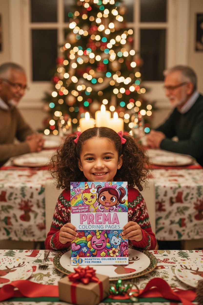 Prema Christmas coloring pages gift