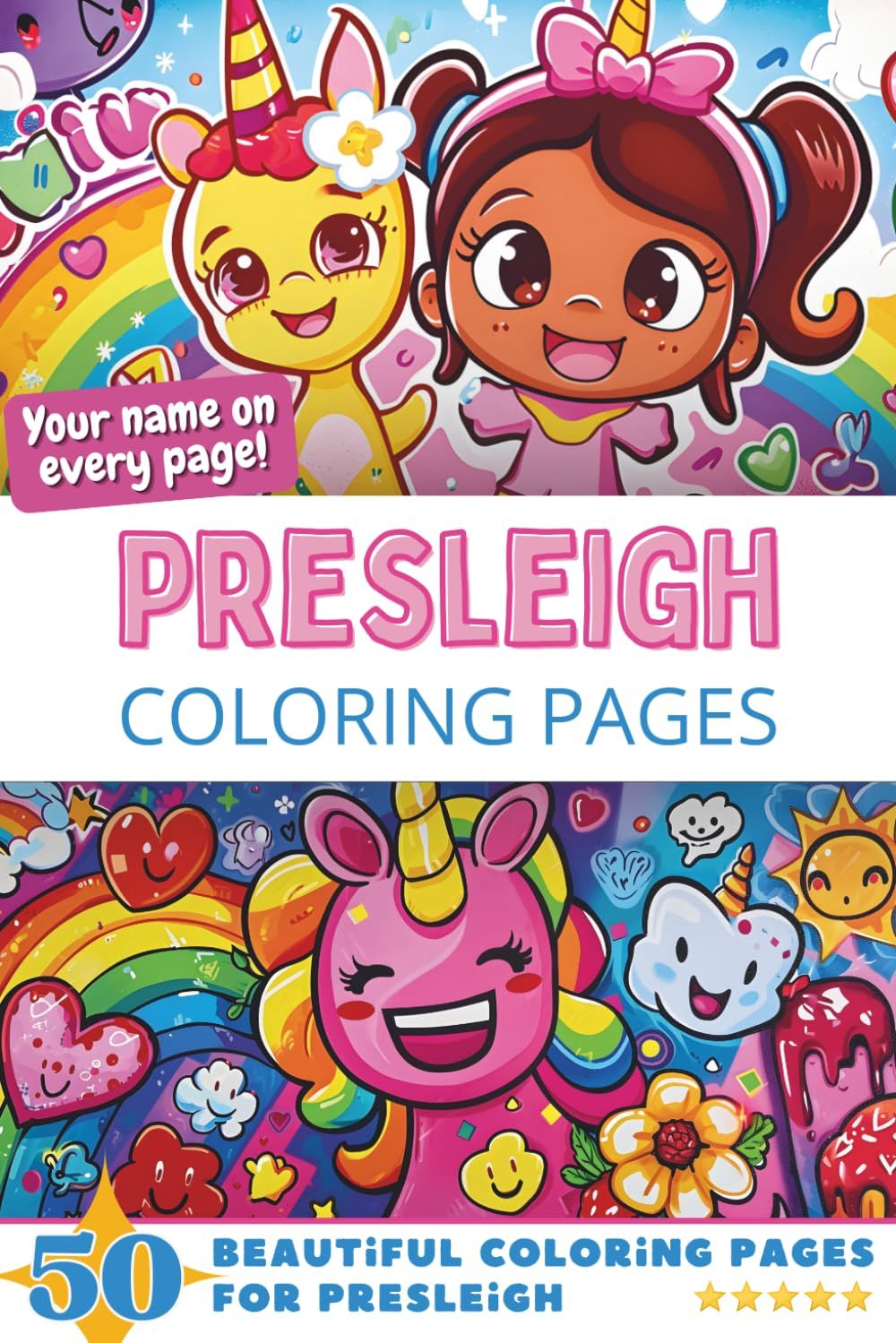 Presleigh Coloring Book Cover