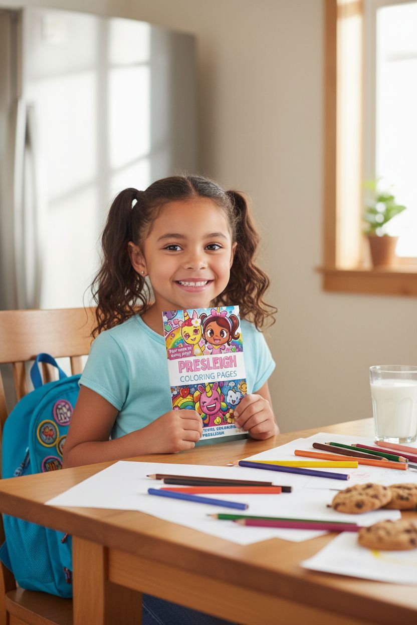 Presleigh personal coloring pages