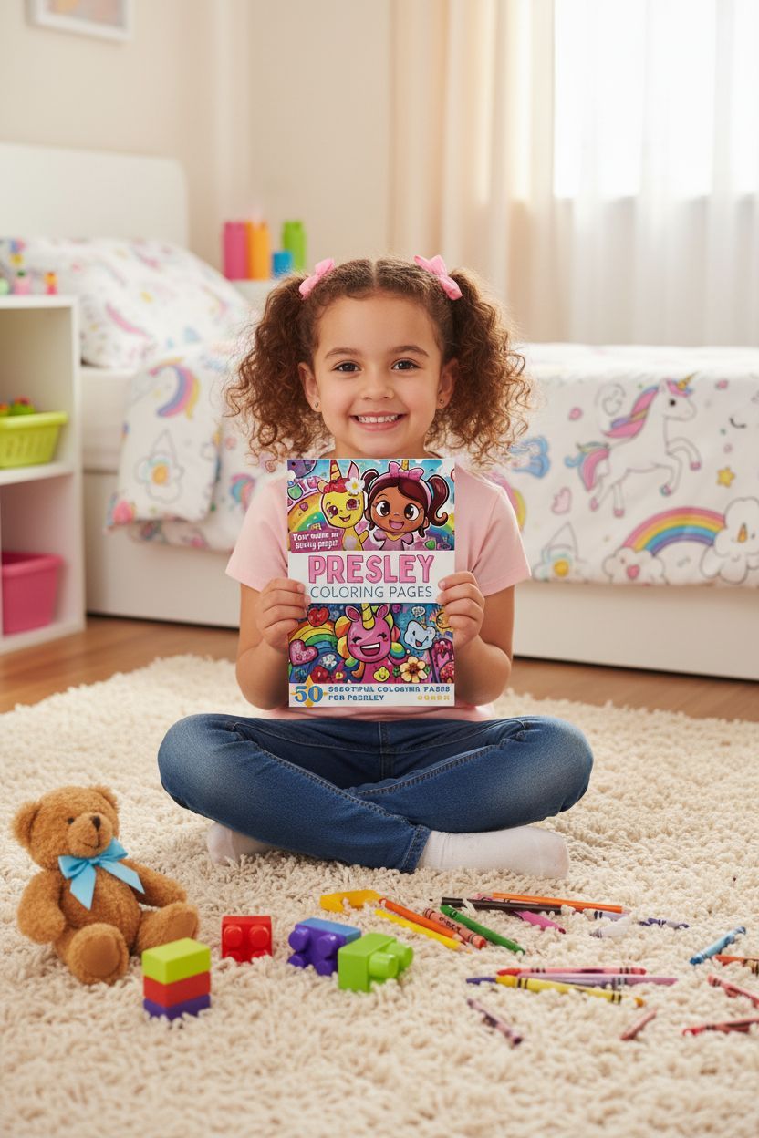 Presley personal coloring pages