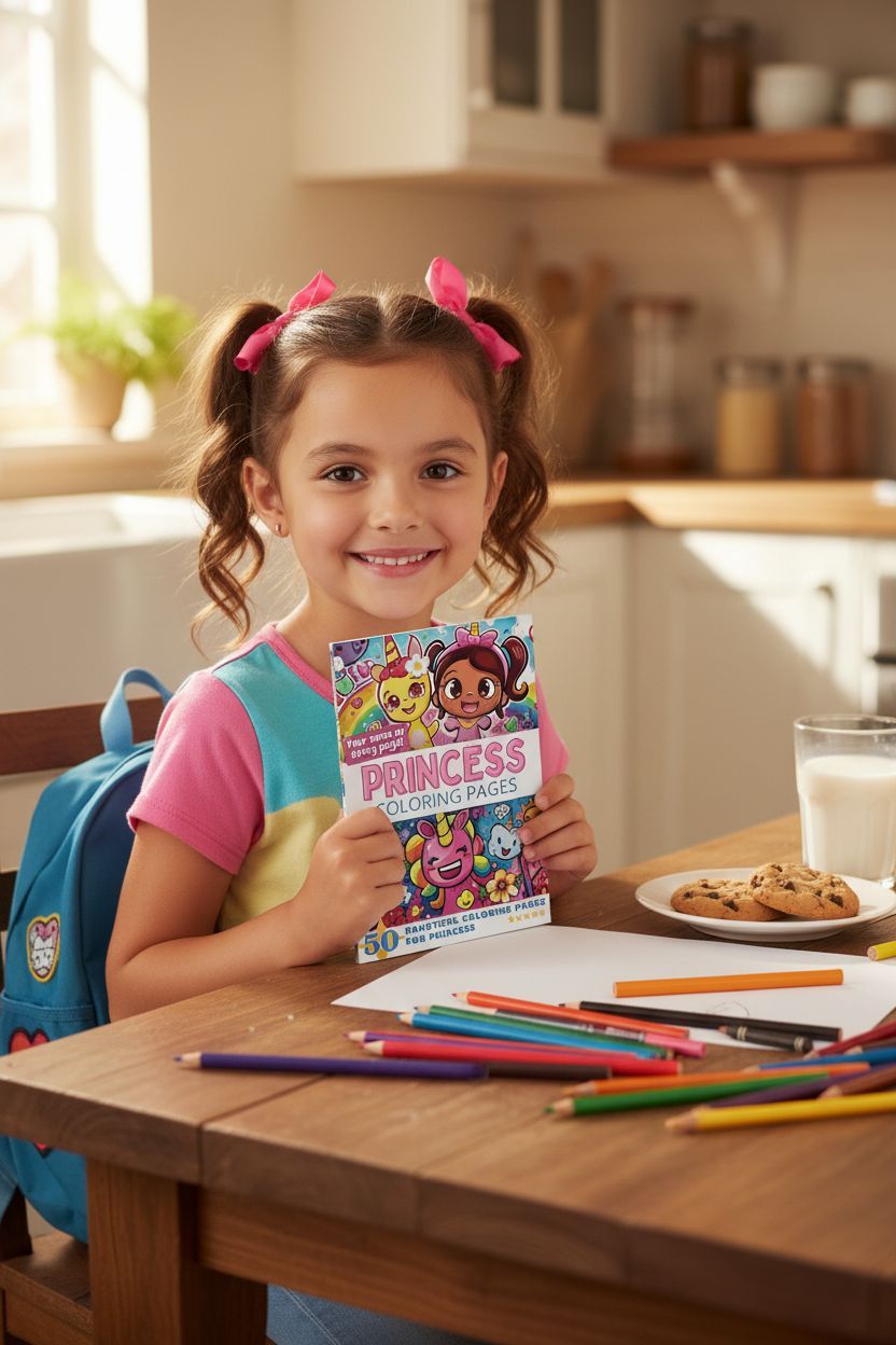 Princess personal coloring pages