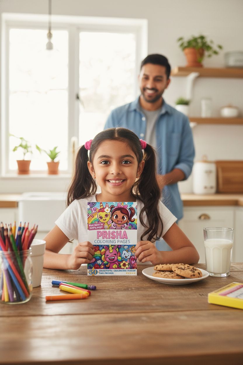 Prisha personal coloring pages