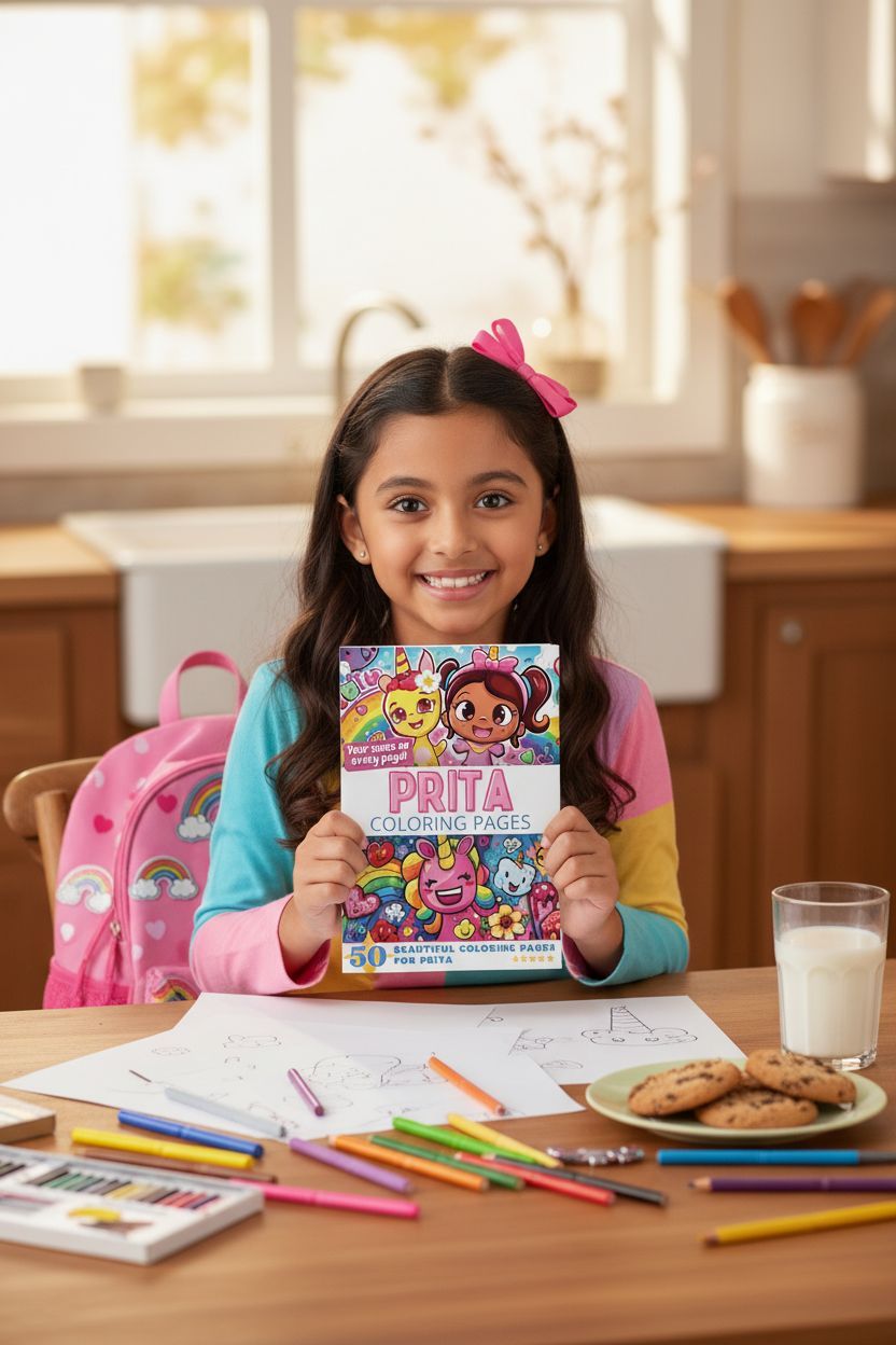 Prita personal coloring pages