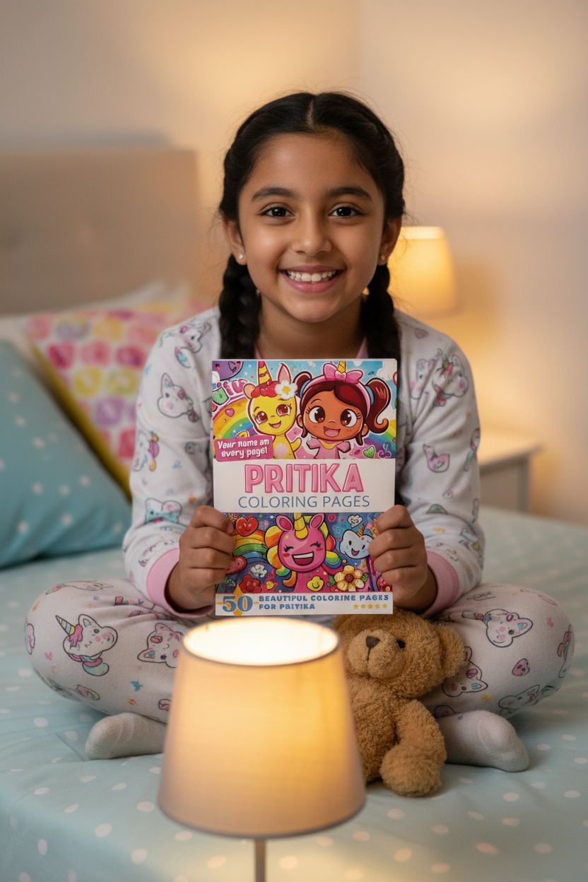 Pritika personal coloring pages