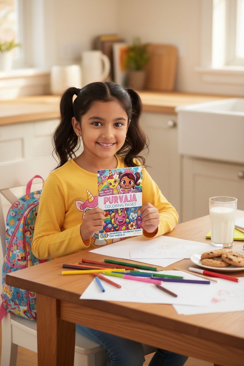 Purvaja personal coloring pages