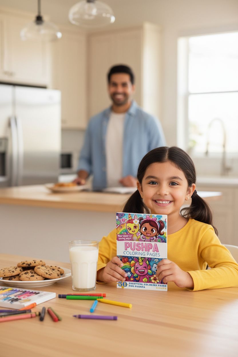 Pushpa personal coloring pages