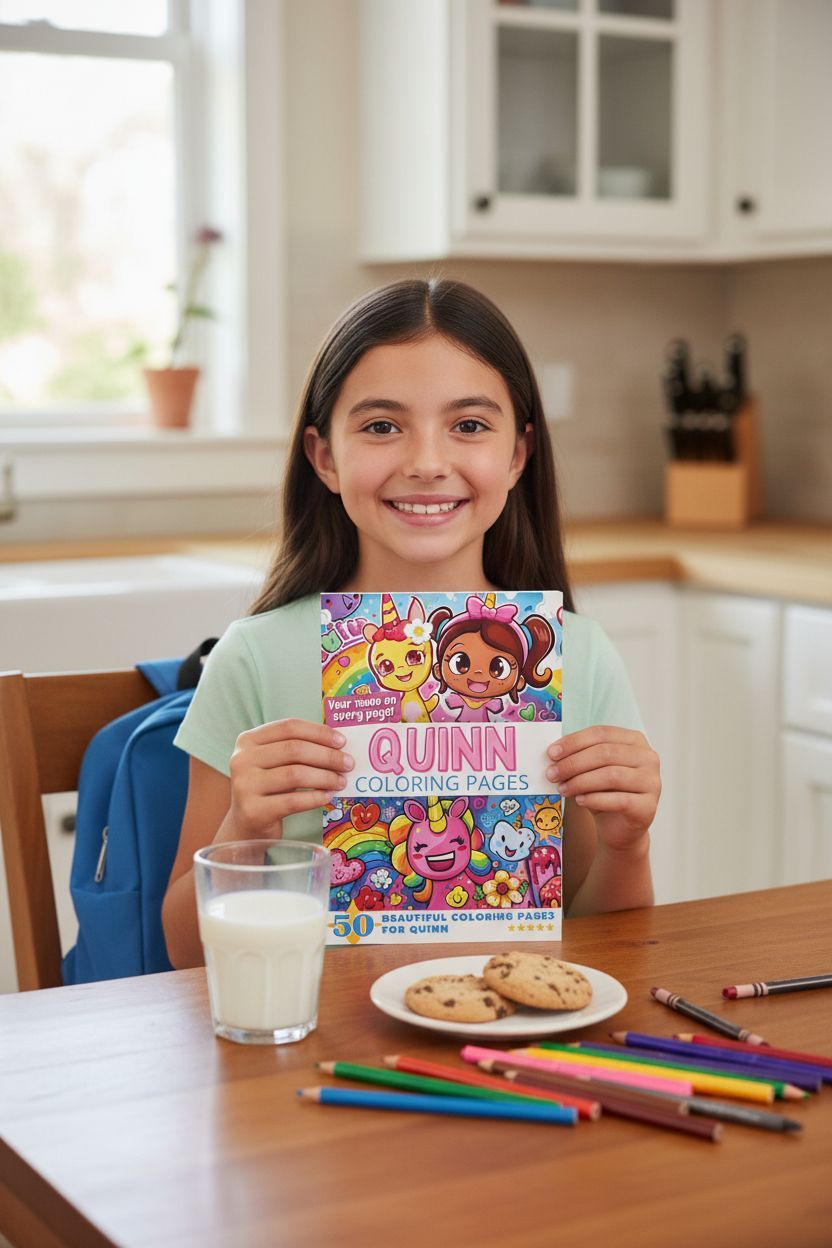 Quinn personal coloring pages