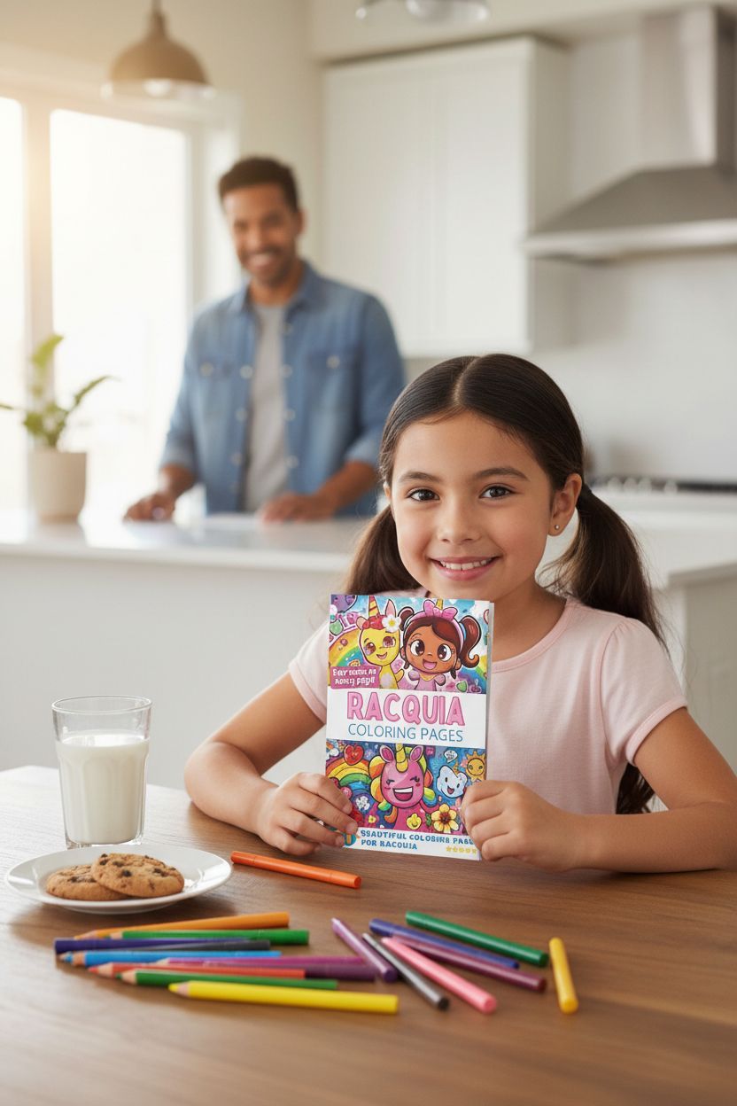 Racquia personal coloring pages