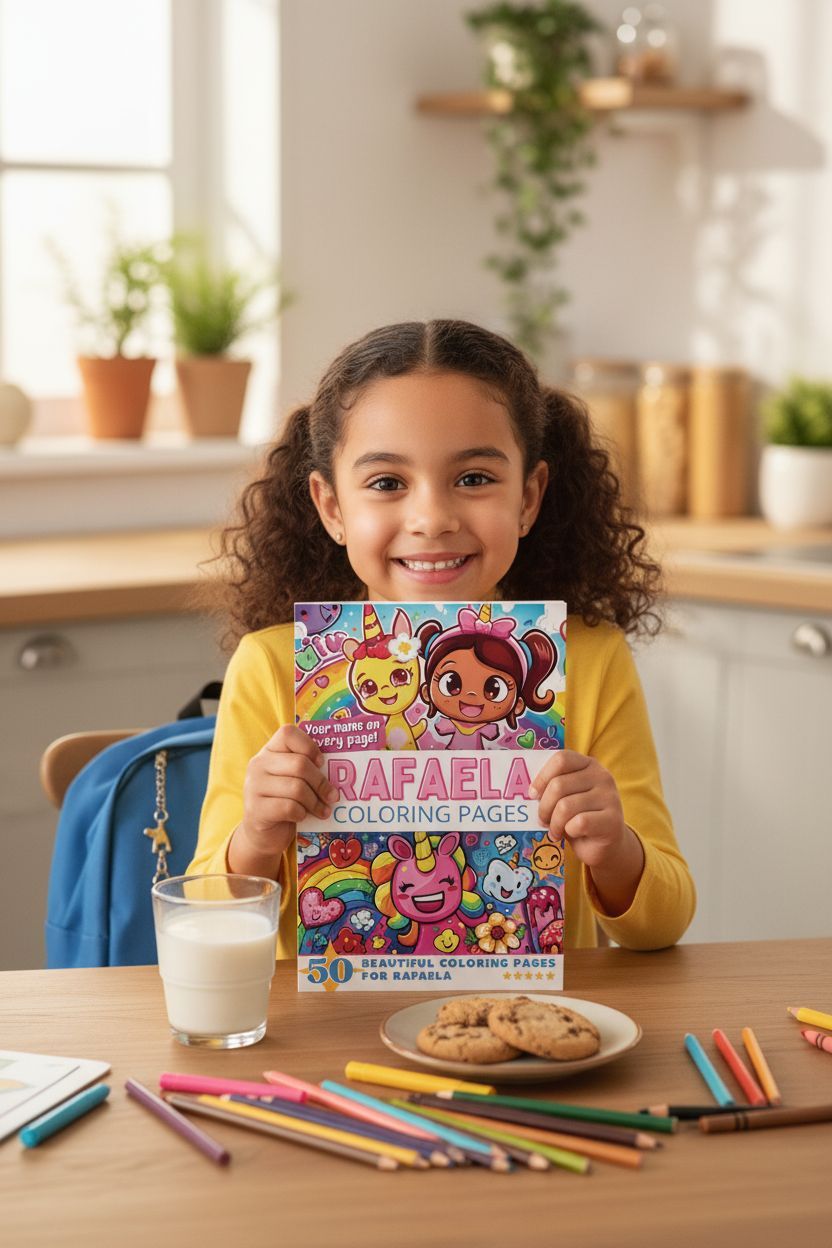 Rafaela personal coloring pages