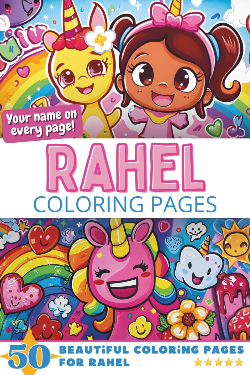 Rahel Coloring Book Cover